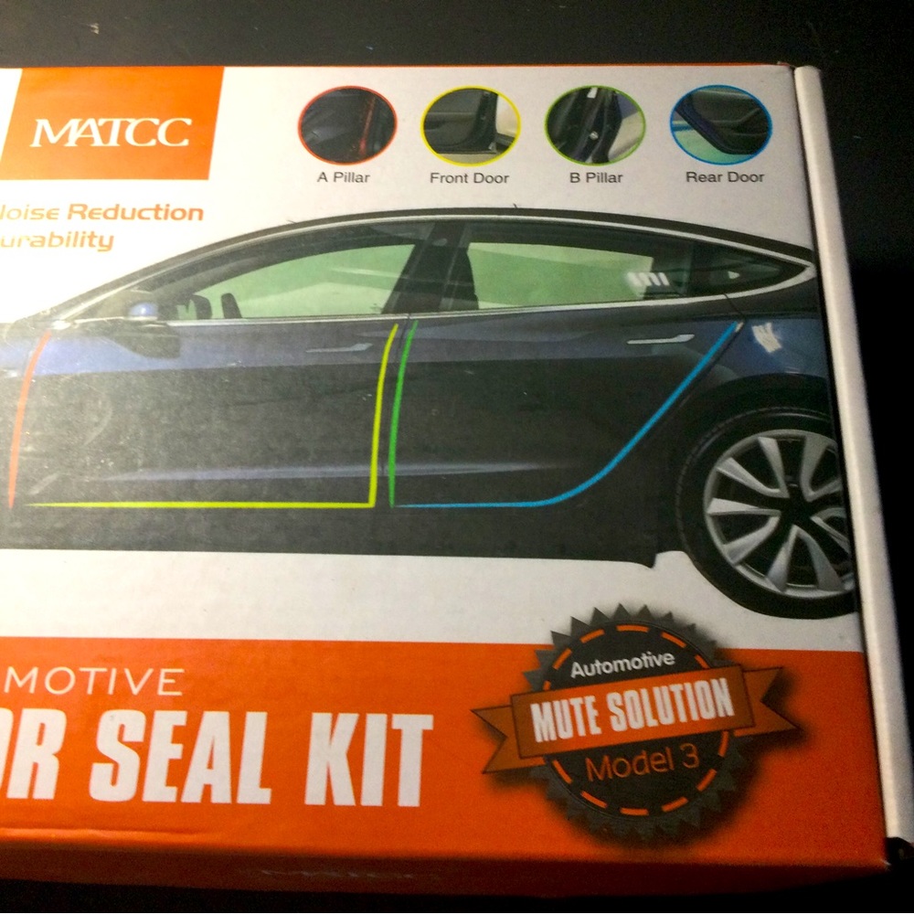 New, MATCC, Tesla Model Automotive Door Seal Kit